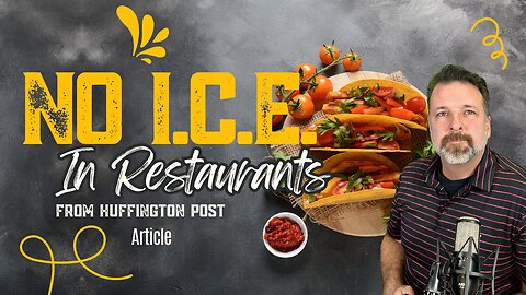 What Race are I.C.E. agents? Why can't they eat in a restaurant?