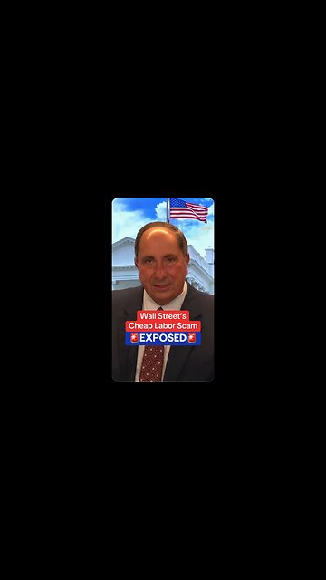 Wall Street’s Cheap Labor Scam Exposed