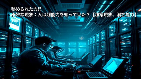 秘められた力⁉️ 奇妙な現象：人は超能力を知っていた？【超常現象、潜在能力】