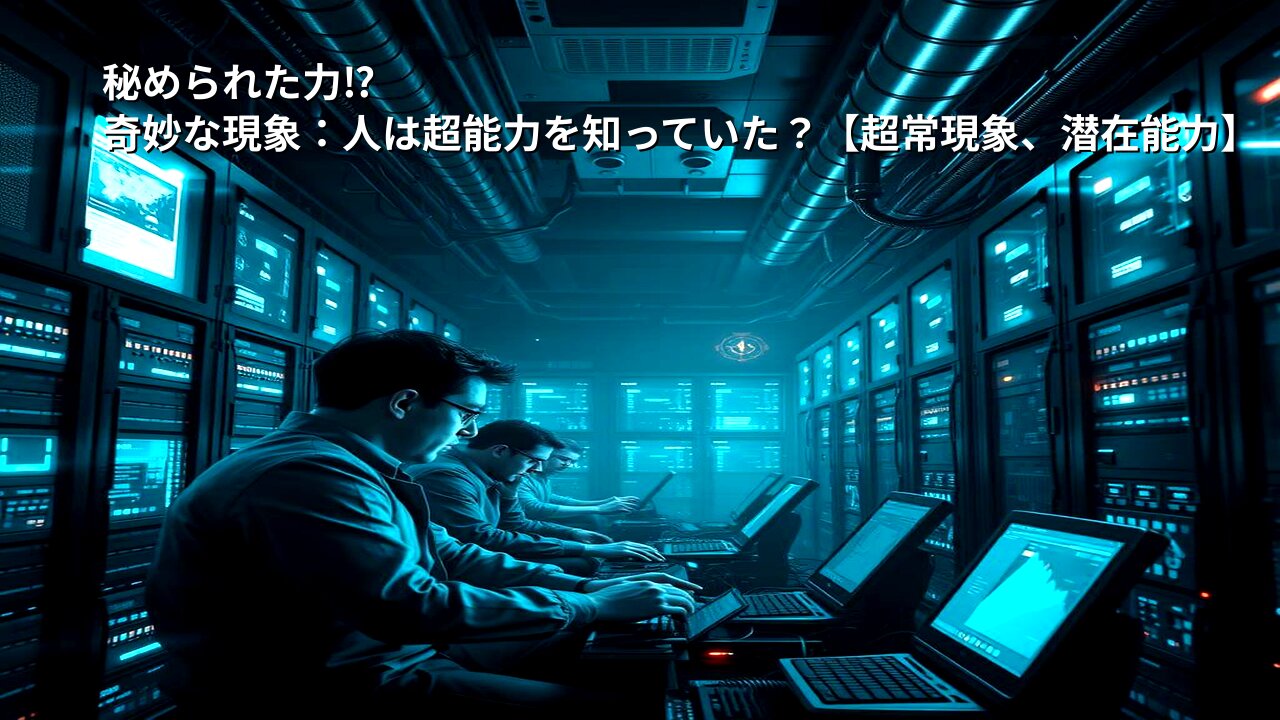 秘められた力⁉️ 奇妙な現象：人は超能力を知っていた？【超常現象、潜在能力】
