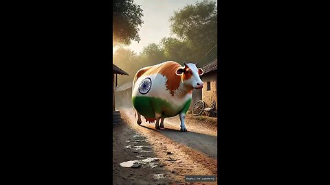 The poor cow left her calves and went away 😭 #ai #cow.mp4