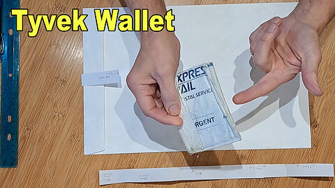 Making a Tyvek Wallet