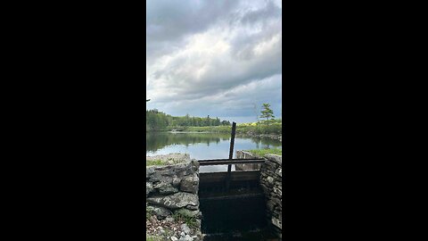 Soothing Waterfall and Dam_Otis _MA