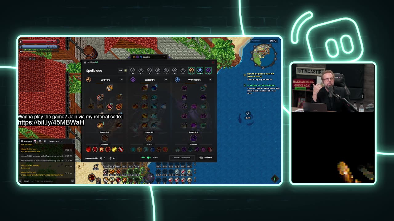 RavenQuest | Leveling + Reacting