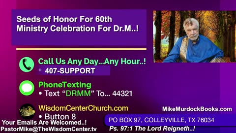Re-Air: Worship And Wisdom With Mike Murdock..!!!