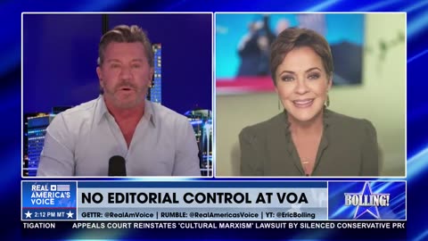 "It's despicable." Kari Joins Bolling to talk about threats and the firewall at the VOA