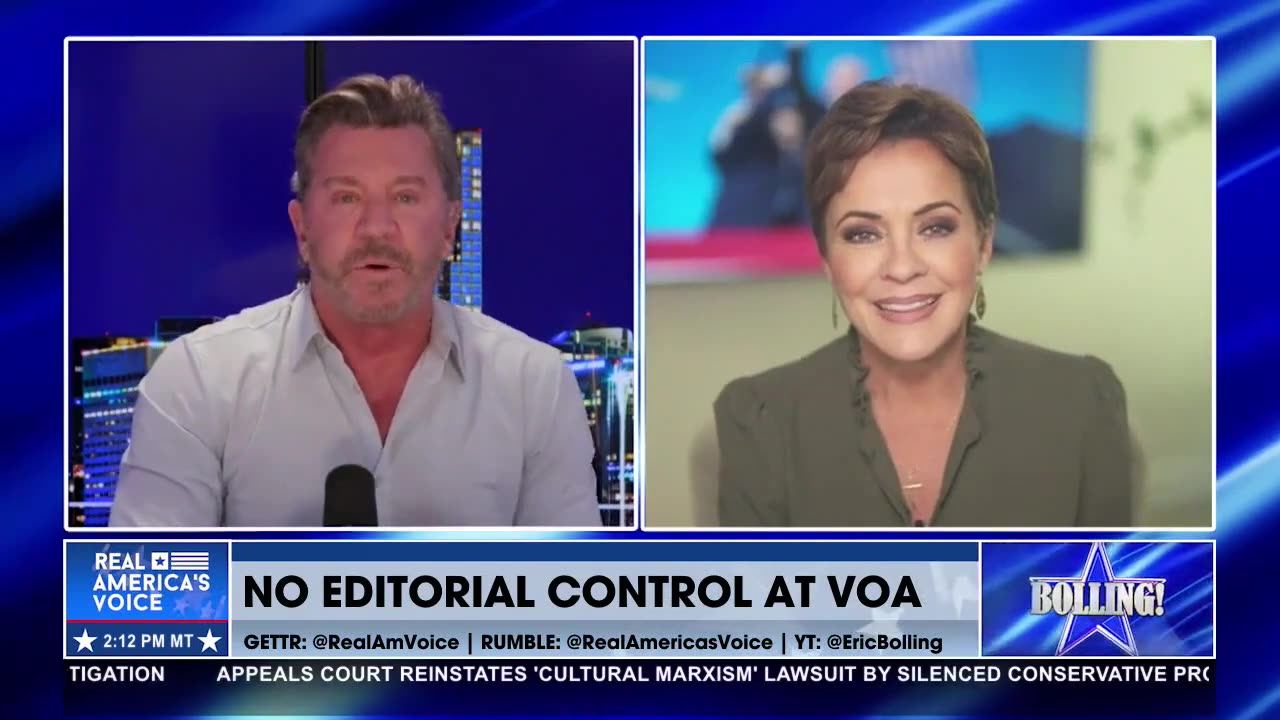 "It's despicable." Kari Joins Bolling to talk about threats and the firewall at the VOA