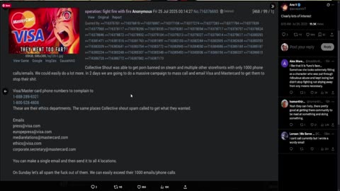 Begin the Goon Wars Have! | 4chan Fights Back Against Visa/Mastercard