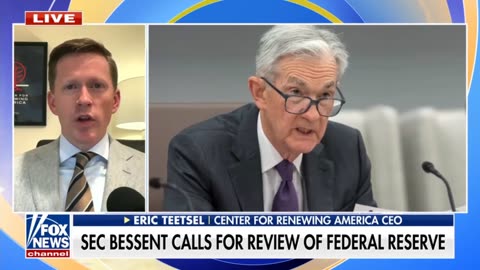 Treasury Secretary Scott Bessent calls for thorough review of Federal Reserve