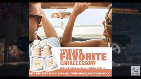HoogaLife Car Air Freshener Diffuser 2 Pack Hanging Air Freshener Diffuser - Van