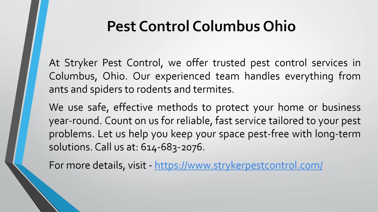 Pest Control Columbus Ohio