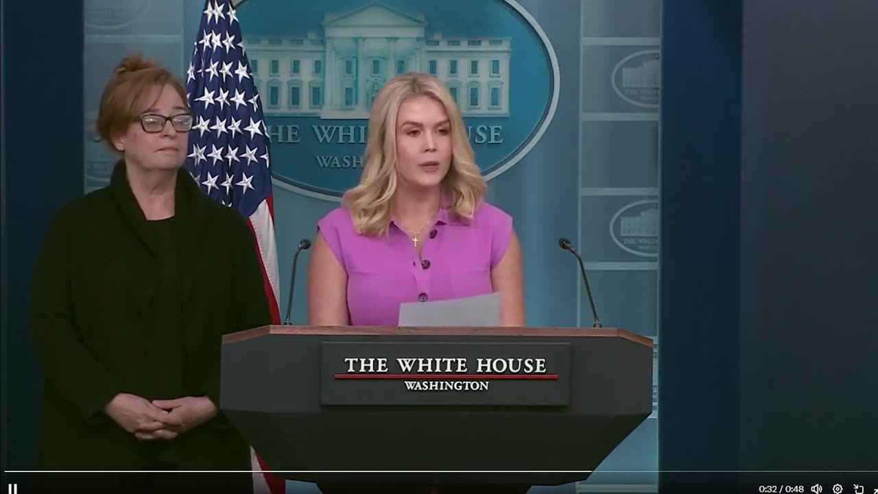🚨 Thư ký báo chí Karoline Leavitt vạch trần Thượng nghị sĩ Chris Van Hollin.