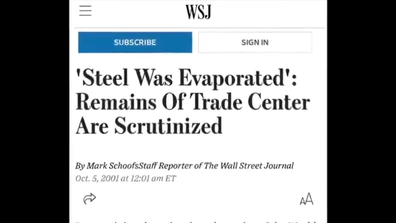 It just disintegrated_ In to thin air_ to dust_ Seems very suspicious_nefarious to me..