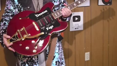 Trent Page's signature Epiphone.