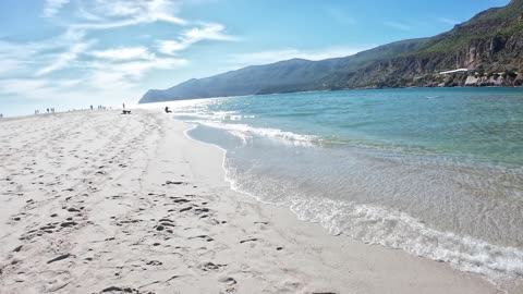 Walking to the Sandbar/Island in Arrabida, Margem Sul Portugal 3rd Sept 2025
