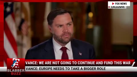 Vance: We Are Not Going To Continue And Fund This War