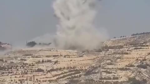 Another warning strike near the presidential palace in Damascus