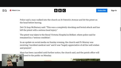 Priest BRUTALLY AND VIOLENTLY Attacked In His Parish For Being Catholic
