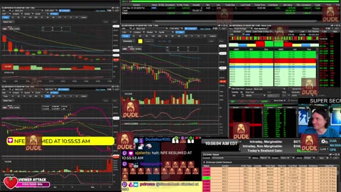 LIVE Day Trading the Stock Market