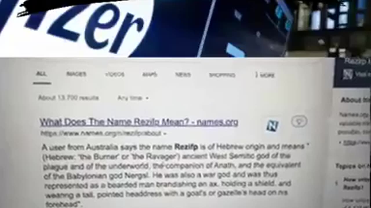 WHAT IS PFIZER SPELLED BACKWARDS