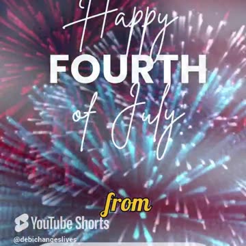 𝗗𝗲𝗯𝗶 𝗖𝗵𝗮𝗻𝗴𝗲𝘀 𝗟𝗶𝘃𝗲𝘀 𝘄𝗶𝘀𝗵𝗲𝘀 𝘆𝗼𝘂 𝗮 𝗷𝗼𝘆𝗳𝘂𝗹 𝗙𝗼𝘂𝗿𝘁𝗵 𝗼𝗳 𝗝𝘂𝗹𝘆! ❤️🤍💙