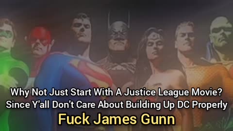 Why Not Just Start With Justice League Since DC Is Just Making Random Shit