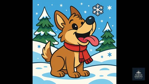 Coyote Tries to Catch a Snowflake with His Tongue | North Dakota Fairytales
