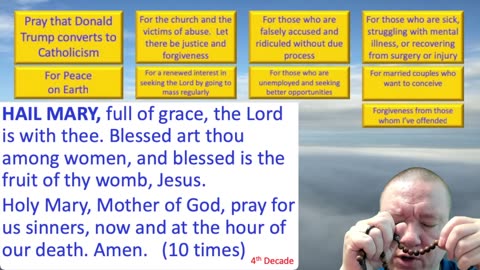 Mary's Daily Live Holy Rosary Prayer at 8:00 p.m. EDT 07/17/2025