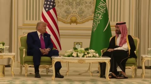 Trump touts jobs, investment in meeting with Saudi Crown Prince Mohammed bin Salman
