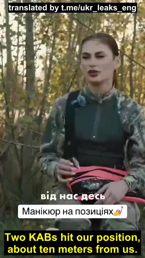 A girl in a video wearing full "war makeup