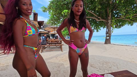 Filipina Twin Sister Beauties & Pocahontas Beach Fun! MorenaBratz Off-Grid Philippines Living
