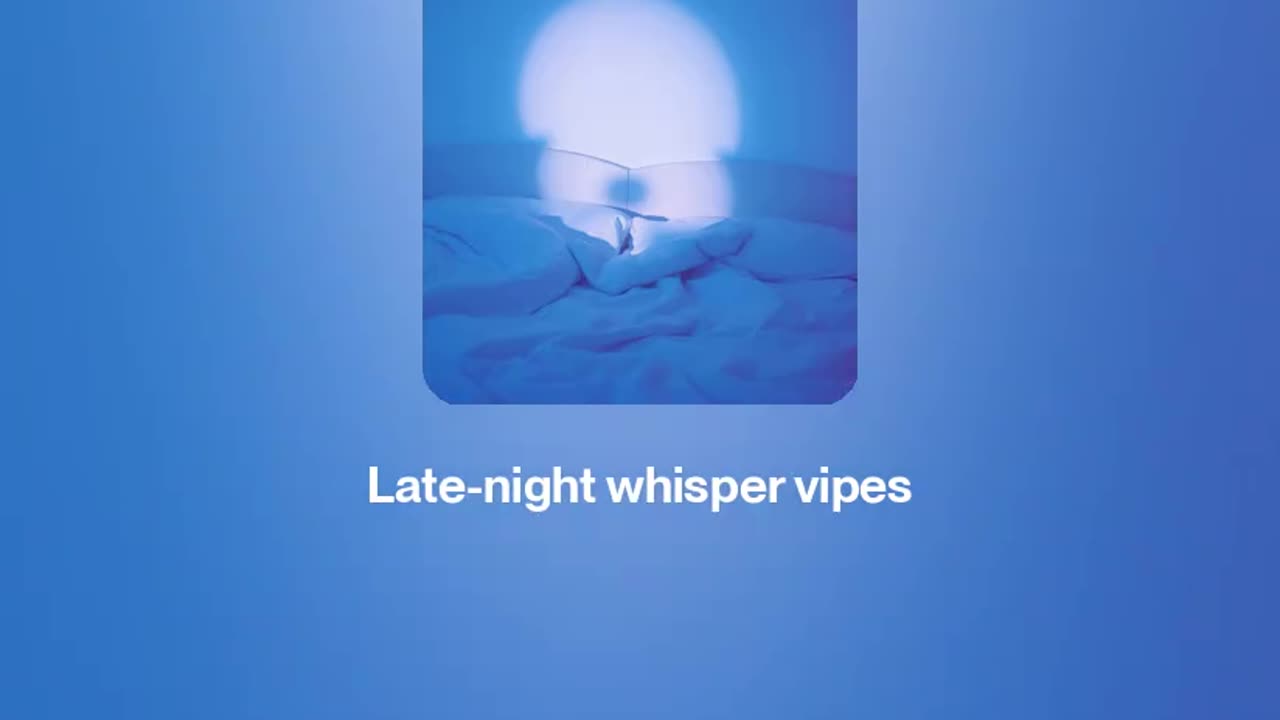 Late-night whisper vibes 🌙
