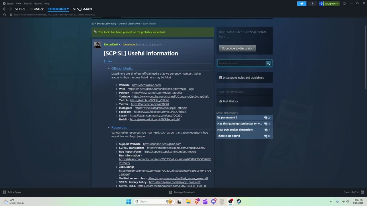 So we tried SCP Secret Lab...