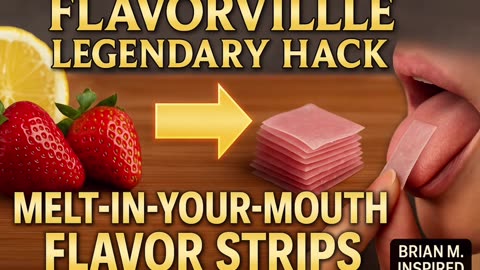 FlavorVille Legendary Hack 🍓🍋 | Melt-in-Your-Mouth Flavor Strips | Brian M. Inspired