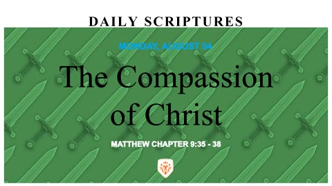 The Compassion of Christ