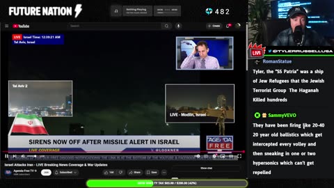 WW3 LIVE! IRAN BOMBING ISRAEL AND HACKING THEIR MAINFRAME! IRAN = NAZIS? MON YAP