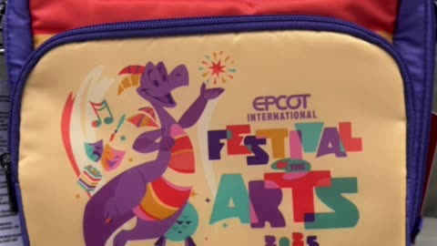 Walt Disney World Epcot Festival of the Arts 2025 Figment Backpack #shorts