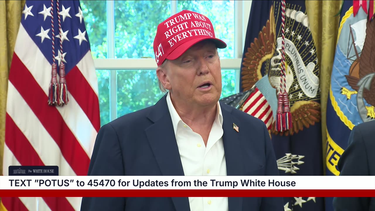 President Trump Makes an Announcement, Aug. 22, 2025