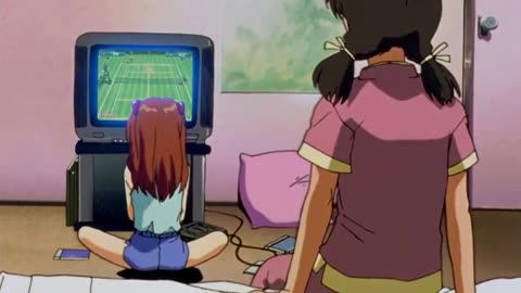 Asuka plays Power Smash (Virtua Tennis)