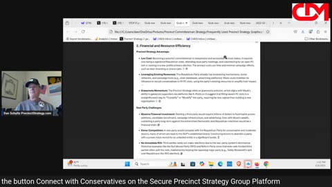 Precinct Strategy Call to Political Action No. 9. Musk, Trump, & Grok. Dan Schultz June 9 2025
