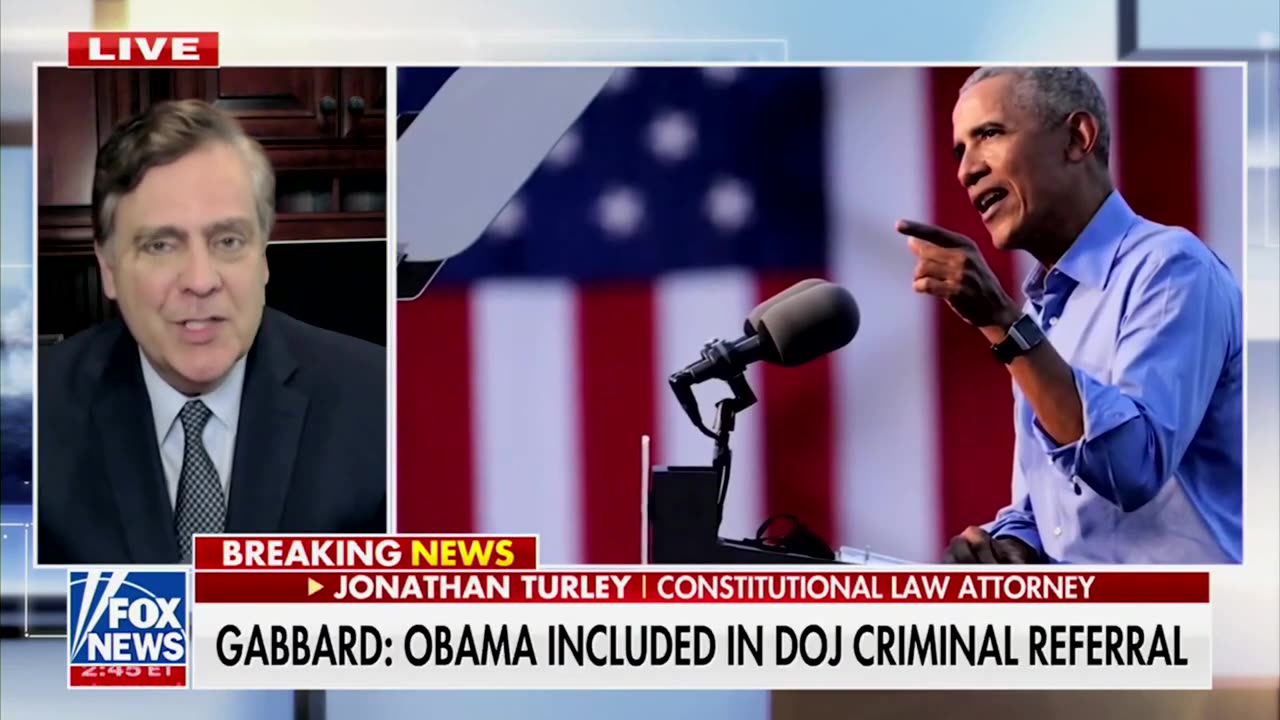 Jonathan Turley Says Corporate Media Not Interested In Covering Obama-Russiagate Story