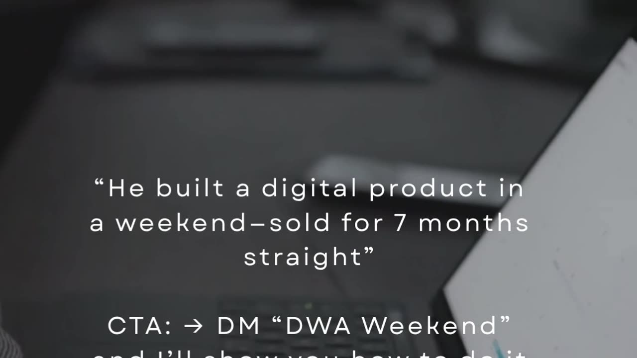 He Built A Digital Product In A Weekend—Sold For 7 Months Straight