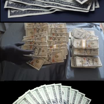 Beautiful flower money