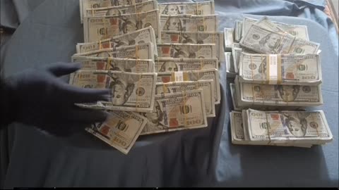 Beautiful flower money