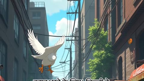 Cat and pigeon friend dog enemy