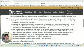 2025 Utah Concealed Firearms Permit Course refresher-USE OF FORCE LAW AND ASSAULTS