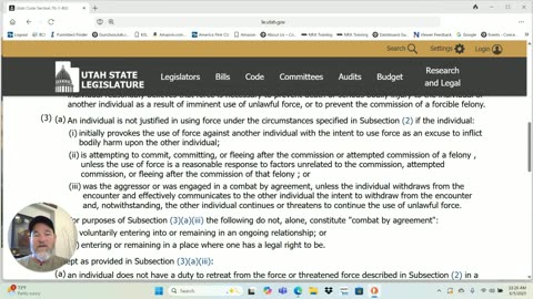 2025 Utah Concealed Firearms Permit Course refresher-USE OF FORCE LAW AND ASSAULTS