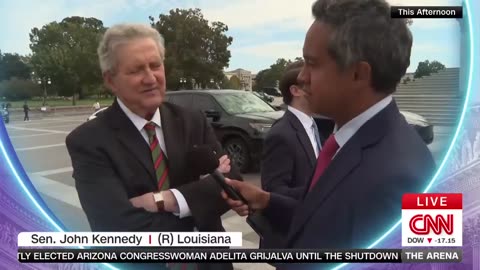 Sen. Kennedy says he believes the government shutdown will last past Thanksgiving