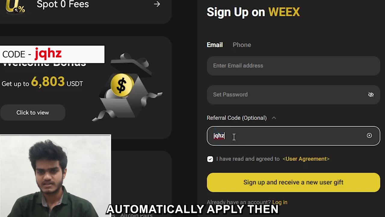 Weex Referral Code "discount" – Get $599 Bonus + 20% Off Trading Fees