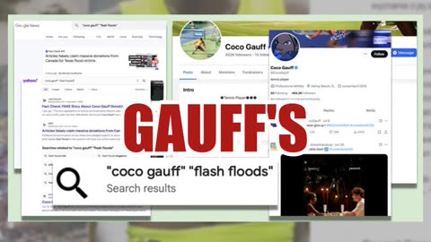 Fact Check: FAKE Story About Coco Gauff Donating $3 Million For Texas Flood Victims Makes Up Quotes